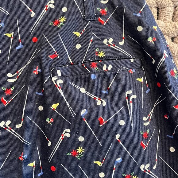 Tabi International Blue Golf-Themed Skort Size 14 - Picture 7 of 8